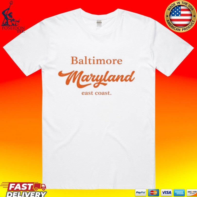 Baltimore Maryland East Coast Micro - Adult & Kids T-Shirts, Sweatshirts & Hoodies apparel design preview 1