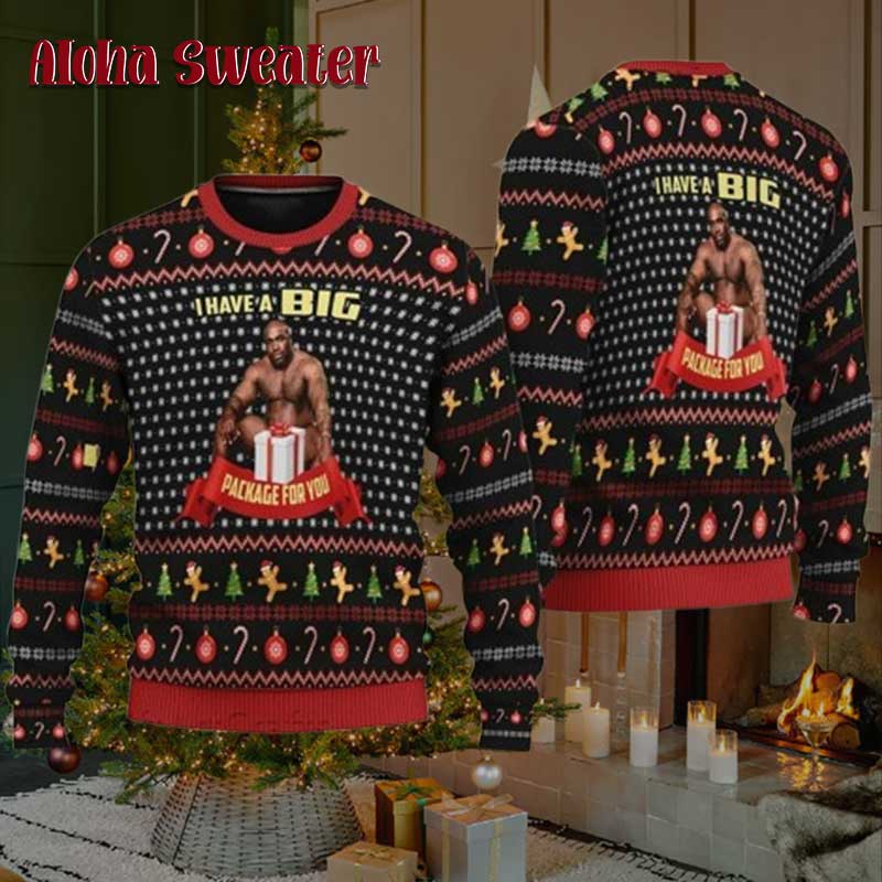 Barry Wood And Santa Beermas Ugly Christmas Sweater - Holiday Gift product image 2