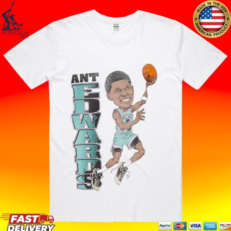 Basketball Anthony Edwards Easter - Adult & Kids T-Shirts, Sweatshirts & Hoodies apparel design preview 1