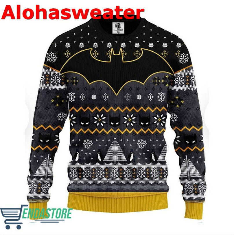 Batman Feature Iconic Ugly Christmas Sweater - Holiday Gift product image 4