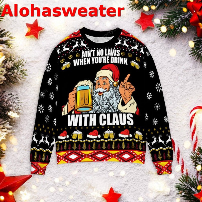 Bee Santa merry Christmas Sweater - Holiday Gift product image 2