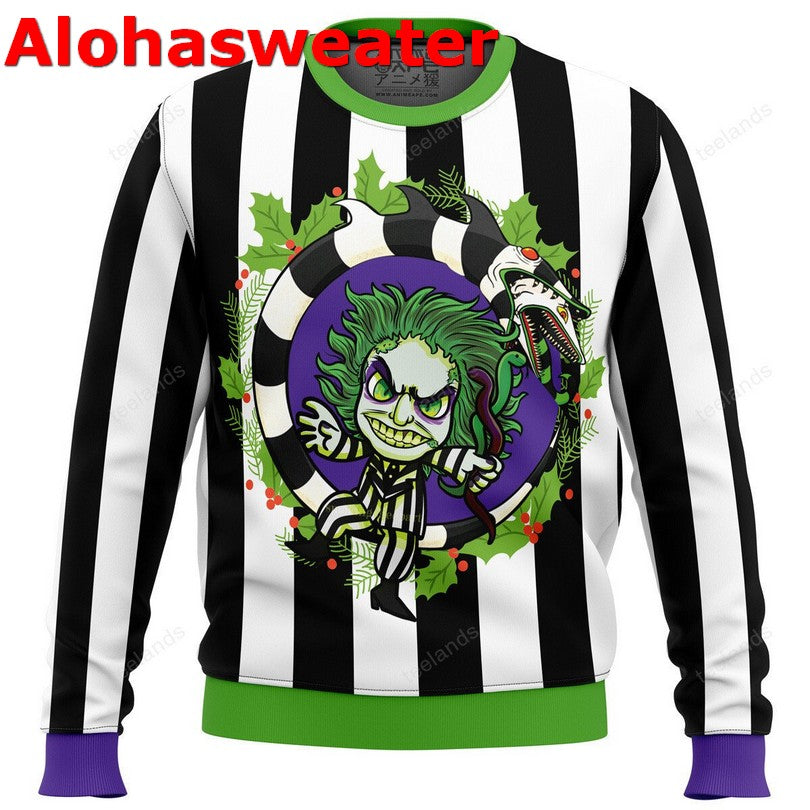 Beetleguise Beetlejuice Christmas Sweater - Holiday Gift product image 4