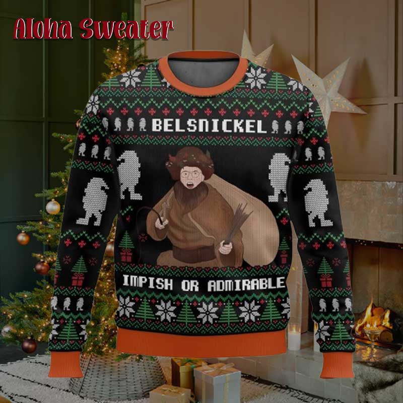 Dunder Mifflin The Office Elf Ugly Christmas Sweater - Holiday Gift product image 3