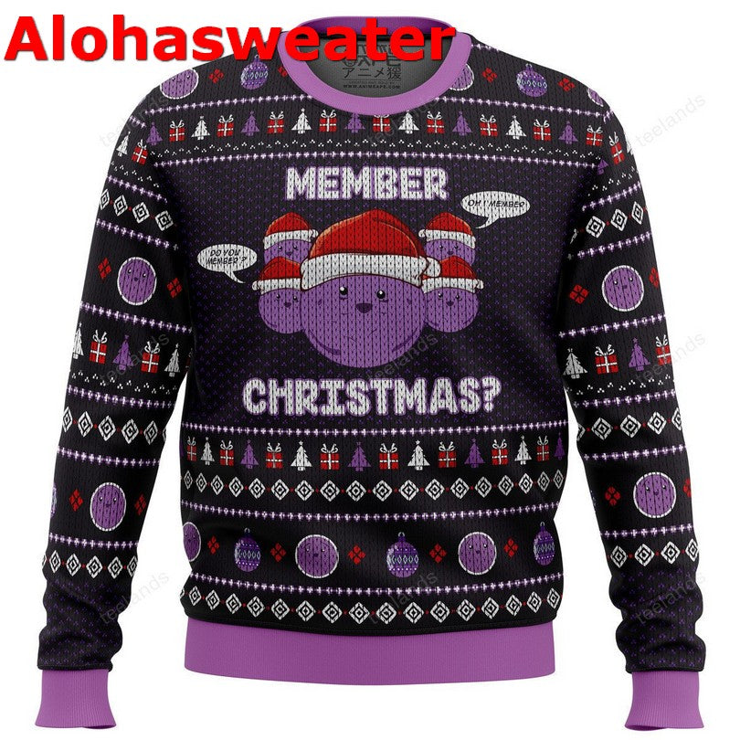 Believe in bigfoot squatching through the snow Christmas Sweater - Holiday Gift product image 5