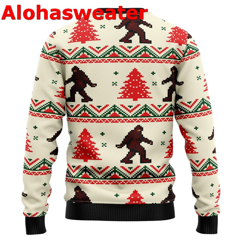 Bigfoot Trending Design Ugly Christmas Sweater - Holiday Gift product image 2