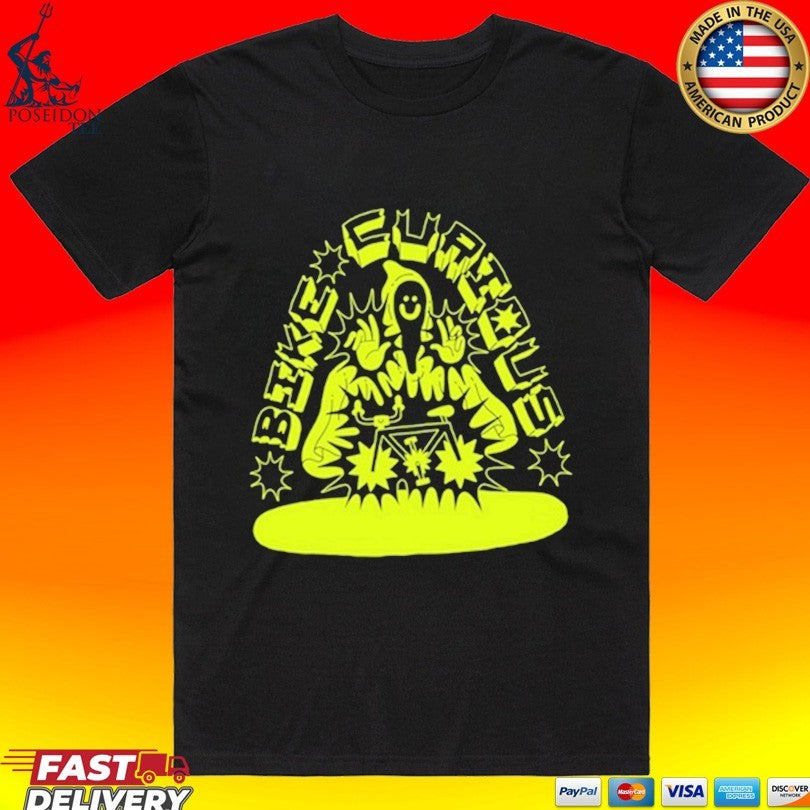 Bike Curious Wizard - Adult & Kids T-Shirts, Sweatshirts & Hoodies apparel design preview 1