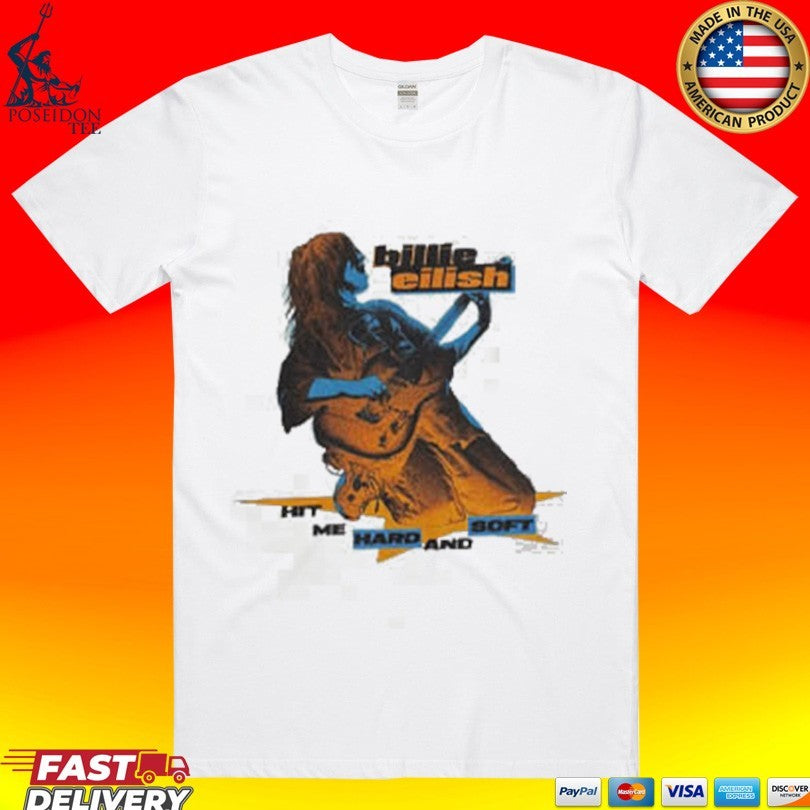 Billie Eilish Hit Me Hard And Soft Guitar - Adult & Kids T-Shirts, Sweatshirts & Hoodies apparel design preview 1