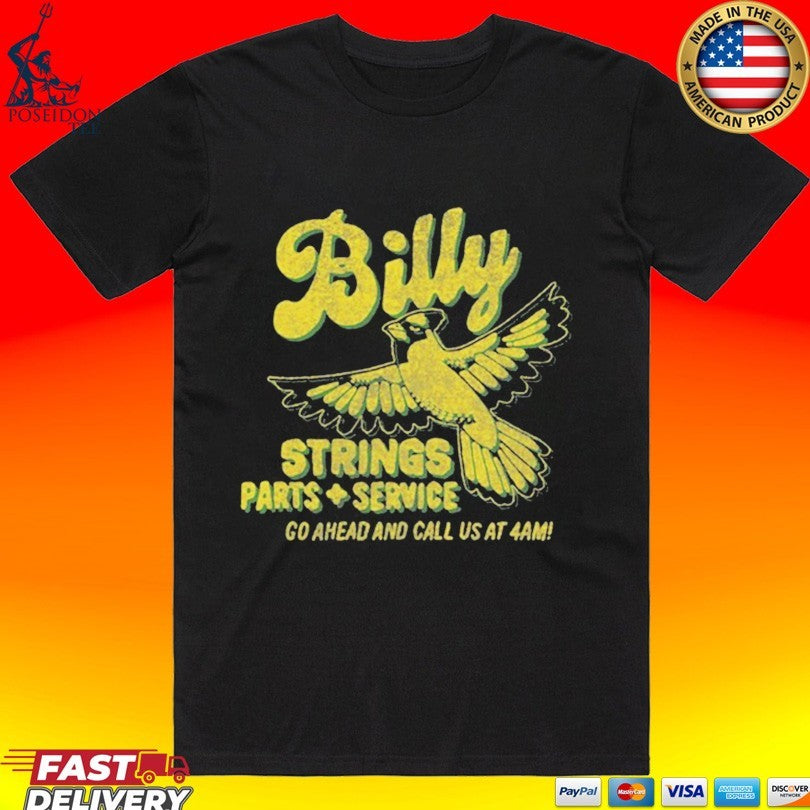 Billy Strings Parts Service Go Ahead And Call Us At - Adult & Kids T-Shirts, Sweatshirts & Hoodies apparel design preview 1