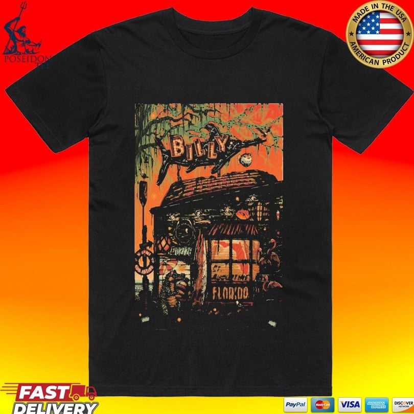 Billy Strings Saint Augustine, Fl April 2 2026 - Adult & Kids T-Shirts, Sweatshirts & Hoodies apparel design preview 1