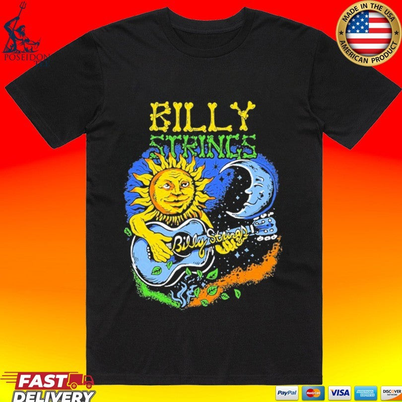 Billy Strings Sun And Moon - Adult & Kids T-Shirts, Sweatshirts & Hoodies apparel design preview 1