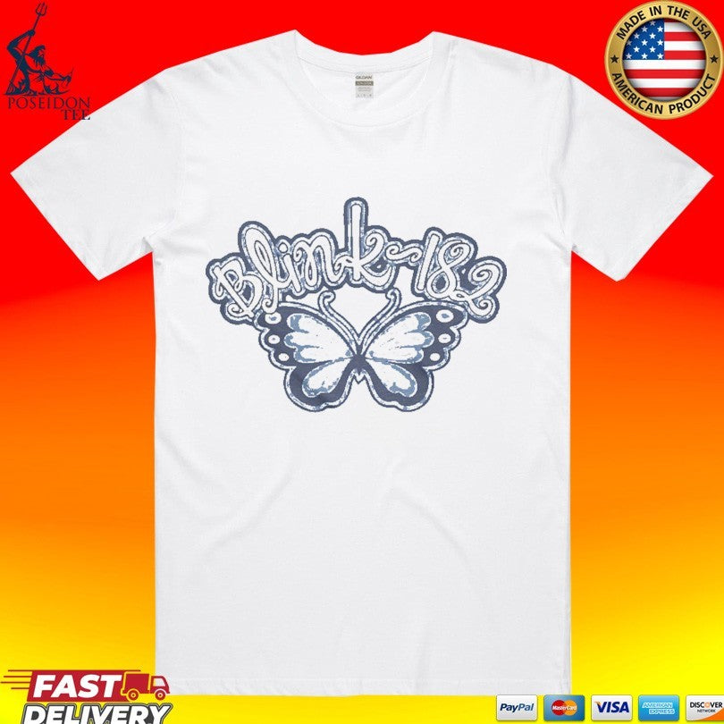 Blink 182 Butterfly To 25 - Adult & Kids T-Shirts, Sweatshirts & Hoodies apparel design preview 1