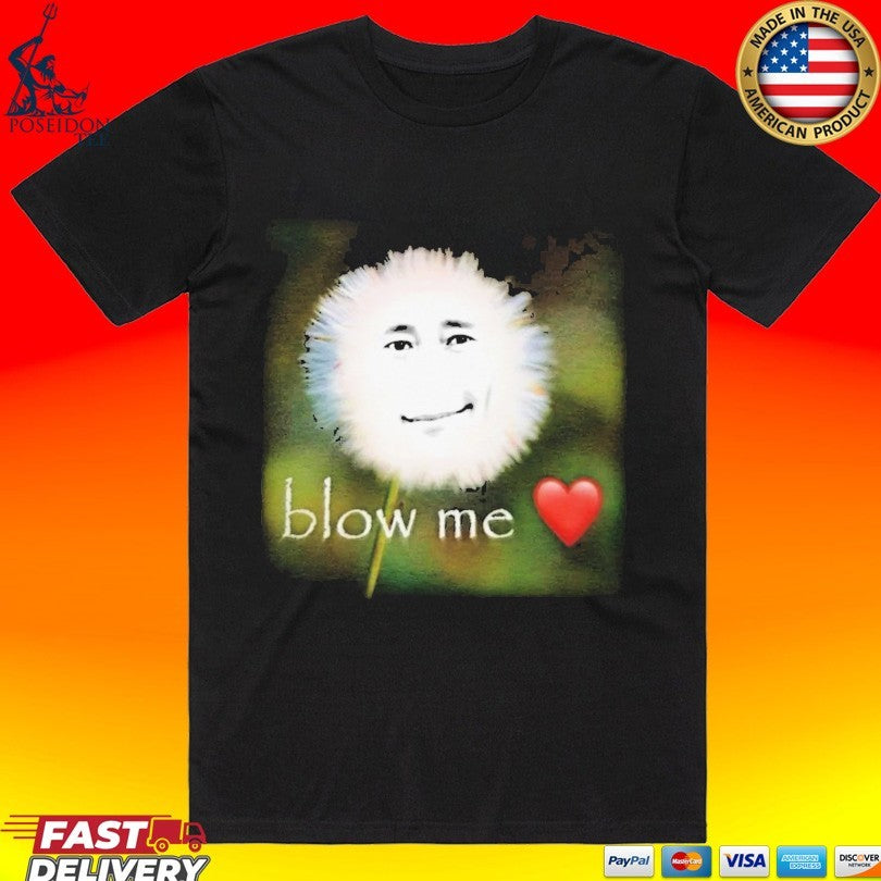 Blow Me Face Flower - Adult & Kids T-Shirts, Sweatshirts & Hoodies apparel design preview 1