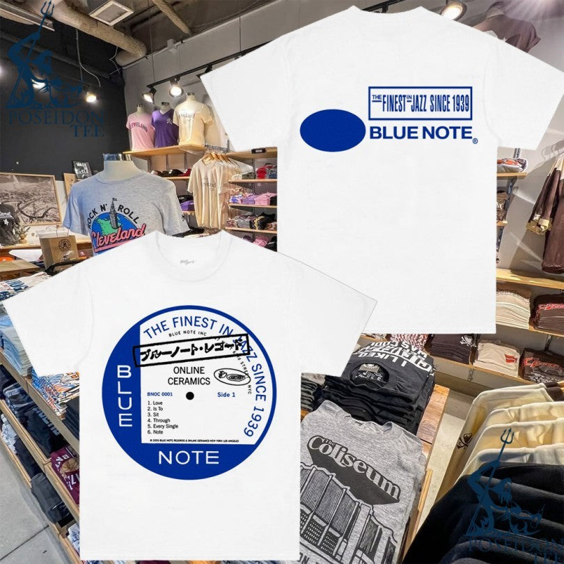 Blue Note Center Label The Finest In Jazz Since 1939 - Adult & Kids T-Shirts, Sweatshirts & Hoodies apparel design preview 1