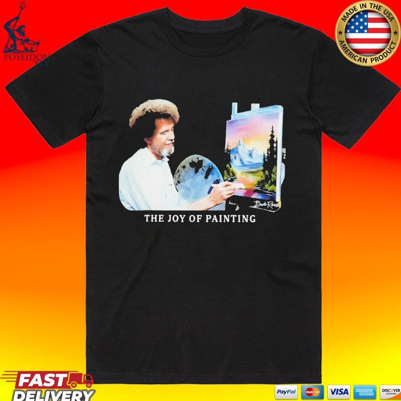 Bob Ross The Joy Of Painting - Adult & Kids T-Shirts, Sweatshirts & Hoodies apparel design preview 1