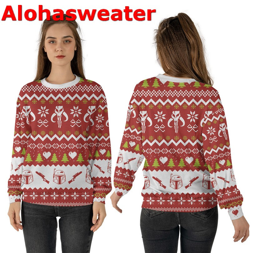 Boba Fett Christmas Sweater - Holiday Gift product image 5