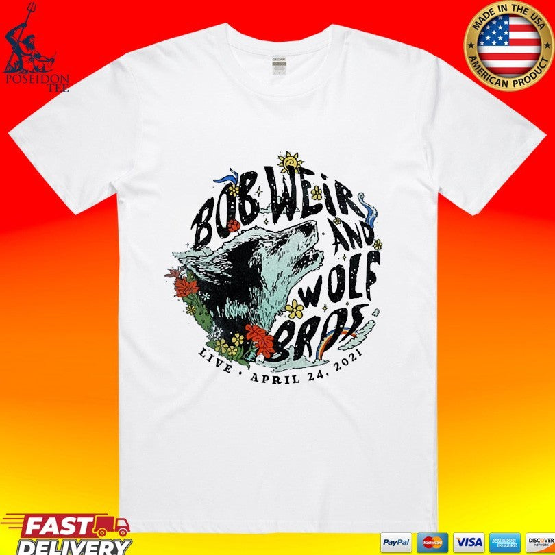 Bobby Weir And Wolf Bros Spring Growth - Adult & Kids T-Shirts, Sweatshirts & Hoodies apparel design preview 1