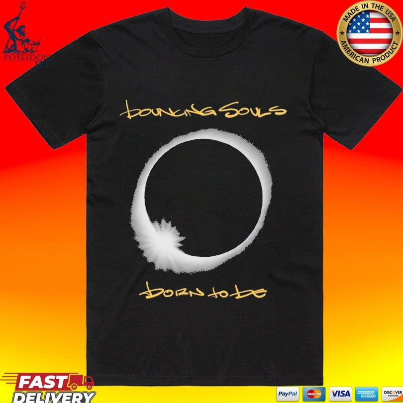 Bouncing Souls Born To Be Album Cover - Adult & Kids T-Shirts, Sweatshirts & Hoodies apparel design preview 1