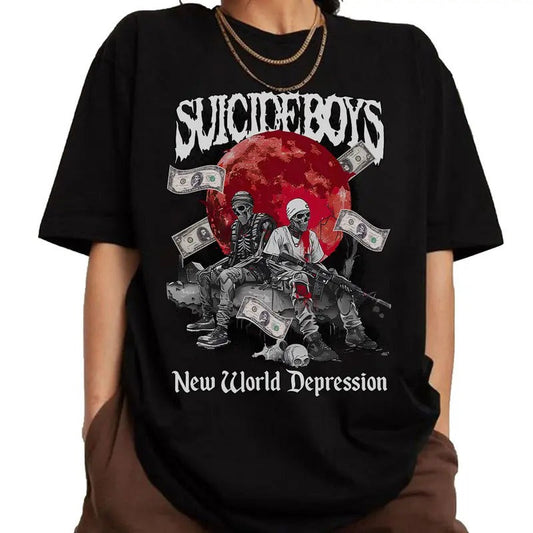 $Boy New World Depression - Adult & Kids T-Shirts, Sweatshirts & Hoodies apparel design preview 1