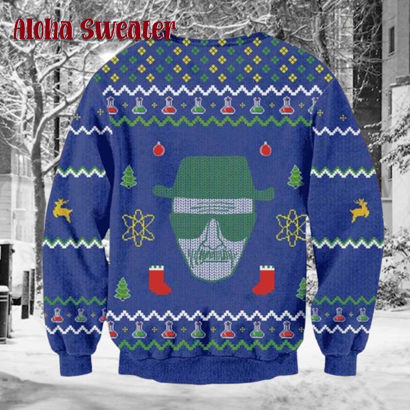 Breaking Bad Meth Car Movie Ugly Christmas Sweater - Holiday Gift product image 2