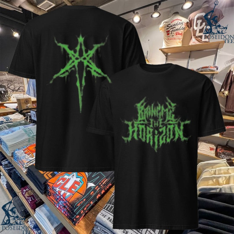 Bring Me The Horizon Spiky Logo Charcoal - Adult & Kids T-Shirts, Sweatshirts & Hoodies apparel design preview 1