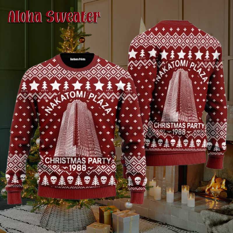 Die Hard Nakatomi Plaza Ugly Christmas Sweater - Gift Idea product image 2