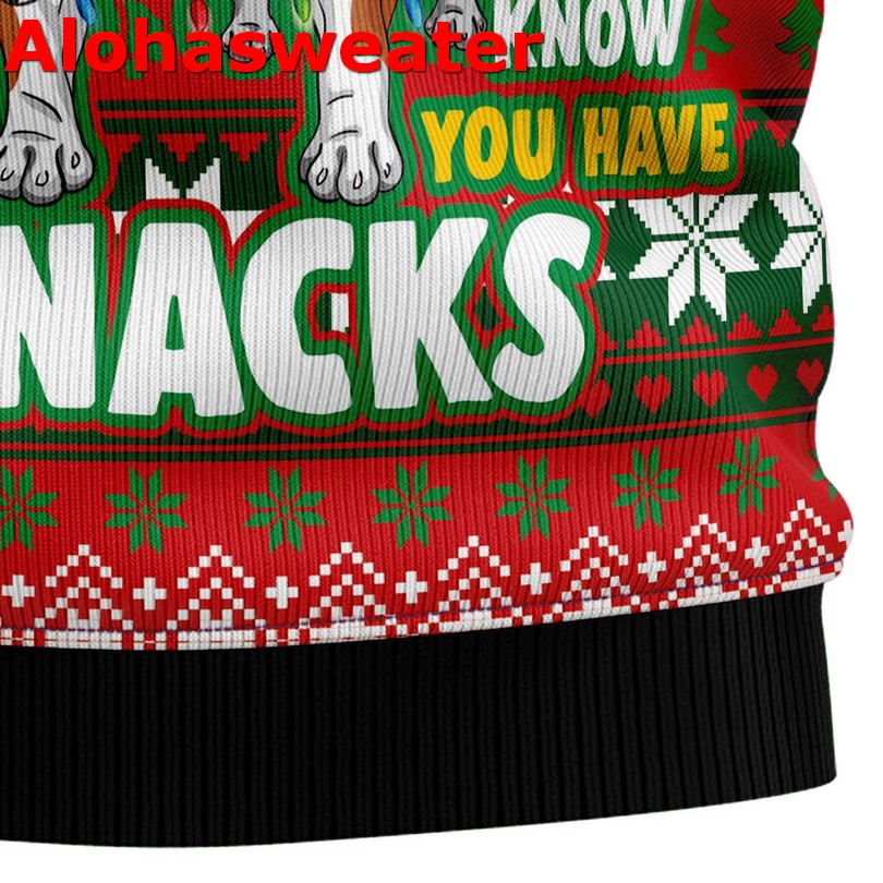 Bulldog snacks Christmas Sweater - Holiday Gift product image 5