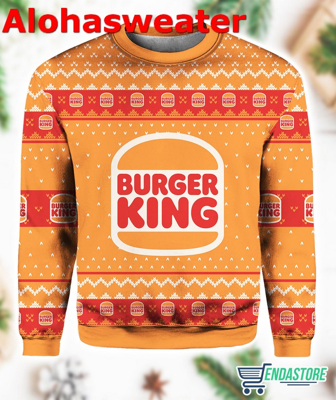 Burger King Ugly Christmas Sweater - Holiday Gift product image