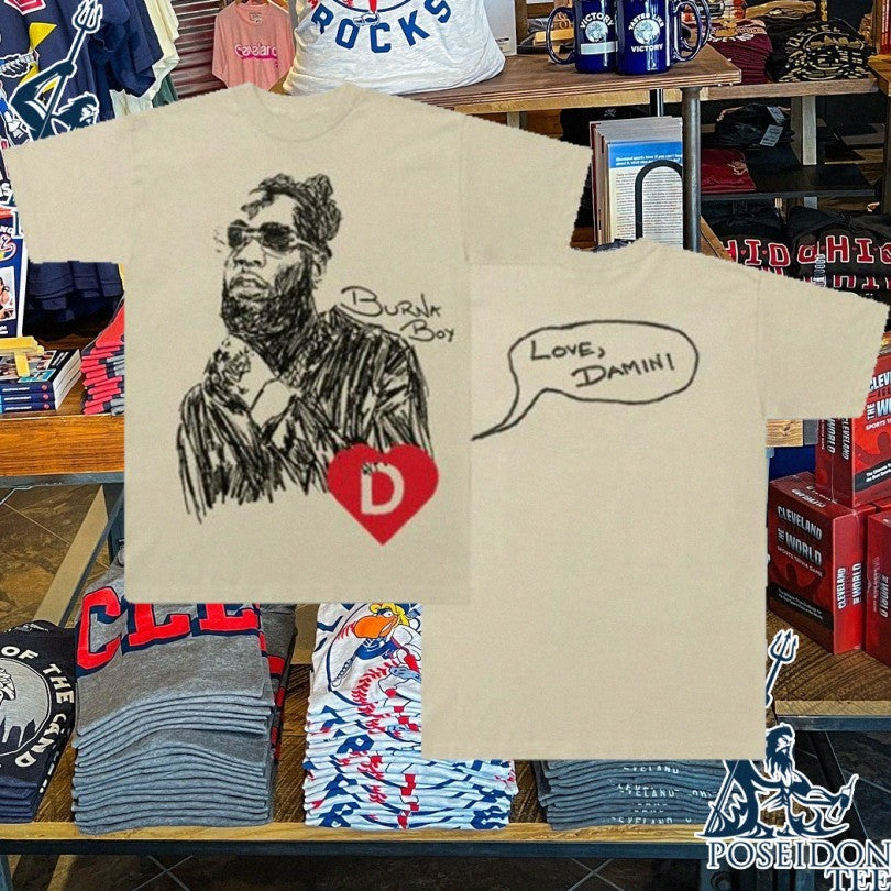 Burna Boy Love Damini - Adult & Kids T-Shirts, Sweatshirts & Hoodies apparel design preview 1