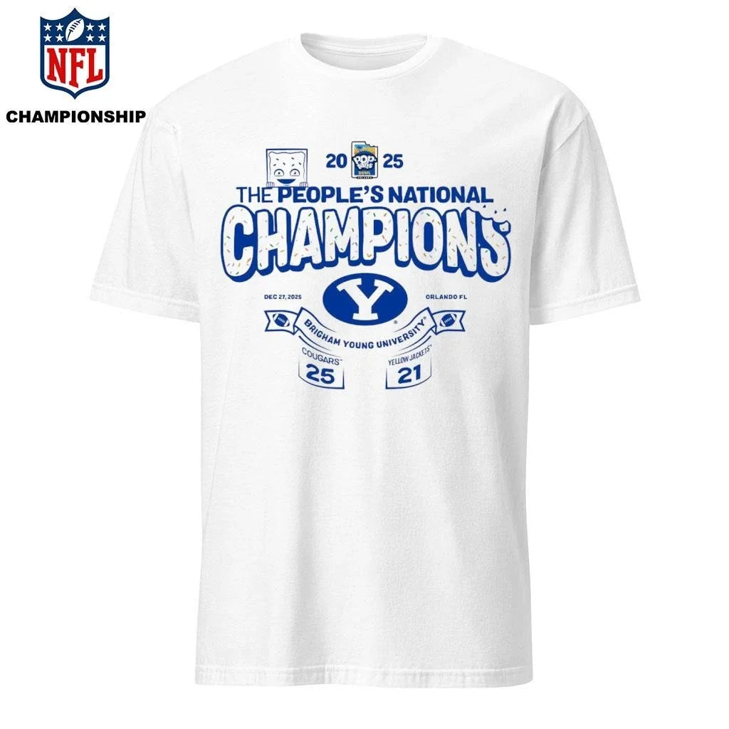 BYU Cougars Victory 25-21 Georgia Tech Yellow Jackets - Adult & Kids T-Shirts, Sweatshirts & Hoodies apparel design preview 1