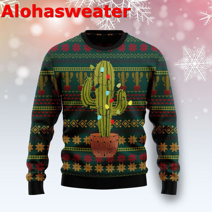 Cactus Christmas Sweater - Holiday Gift product image 4