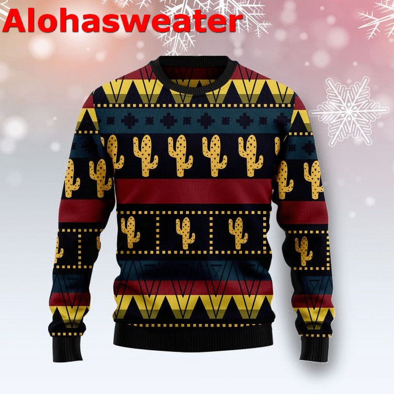 Cactus Christmas Sweater - Holiday Gift product image 2