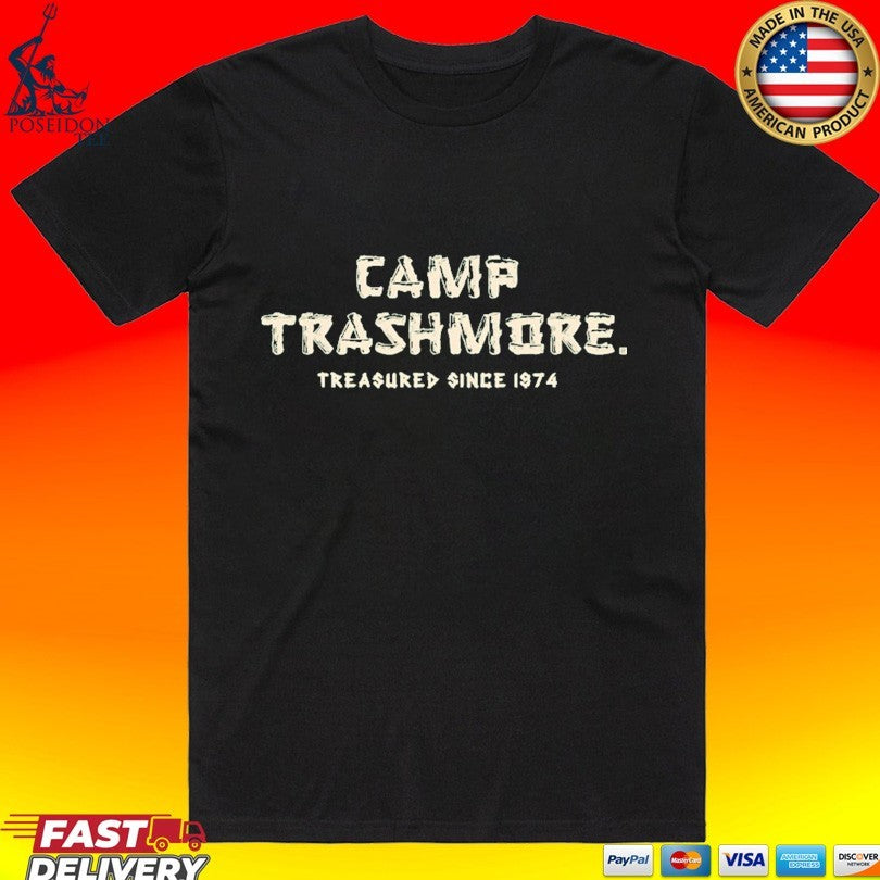 Camp Trashmore Treasured Since 1974 - Adult & Kids T-Shirts, Sweatshirts & Hoodies apparel design preview 1