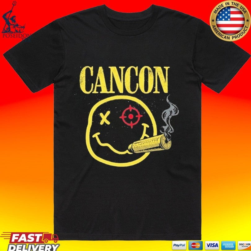 Cancon Smiley - Adult & Kids T-Shirts, Sweatshirts & Hoodies apparel design preview 1