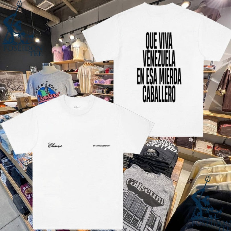Caracas Que Viva Venezuela En Esa Mierda Caballero - Adult & Kids T-Shirts, Sweatshirts & Hoodies apparel design preview 1