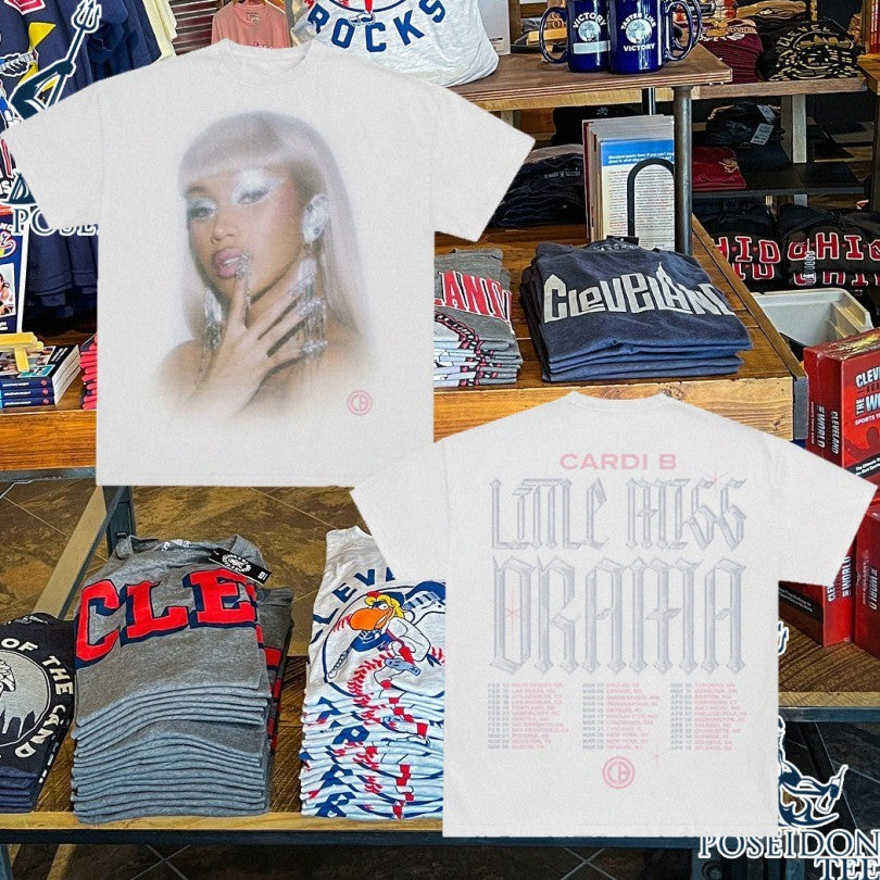 Cardi B Imaginary Playerz Tour 2026 - Adult & Kids T-Shirts, Sweatshirts & Hoodies apparel design preview 1