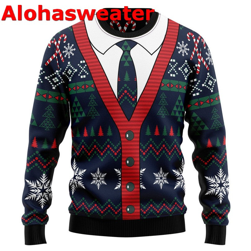 Carolling Sharks Ugly Christmas Sweater - Holiday Gift product image 3