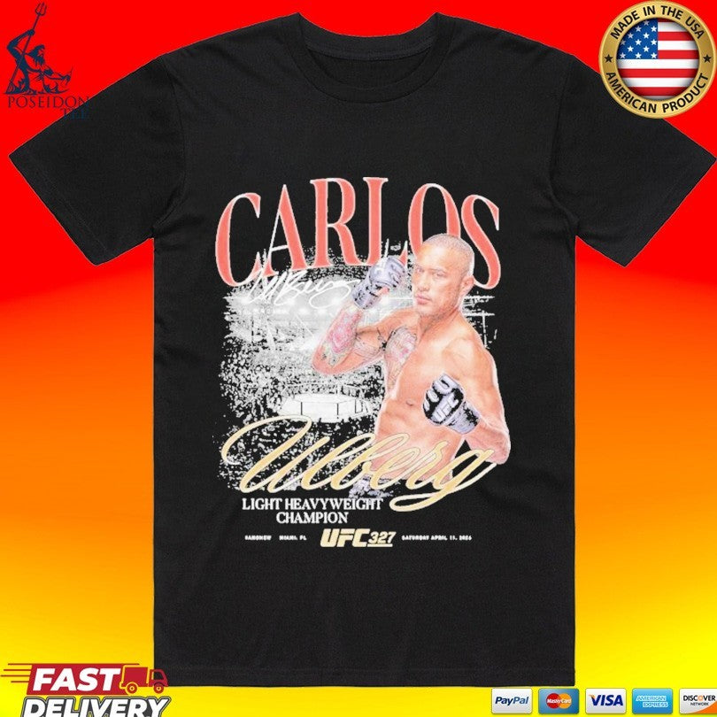 Carlos Ulberg Ufc 327 #andnew Light Heavyweight - Adult & Kids T-Shirts, Sweatshirts & Hoodies apparel design preview 1
