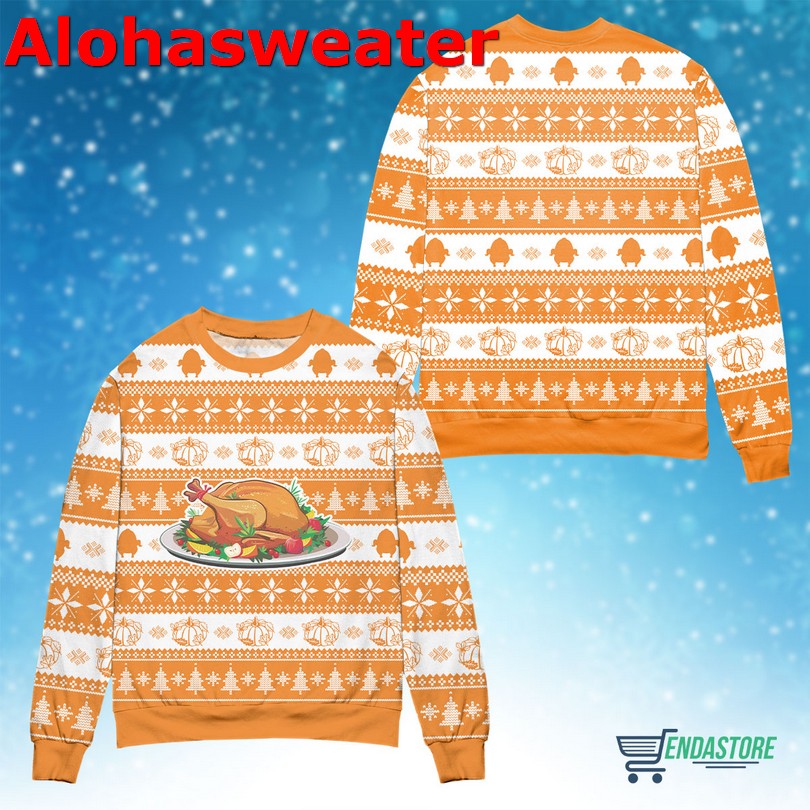 Casespring turkey thanksgiving Christmas Sweater - Holiday Gift product image