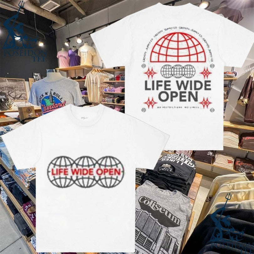 Cboystv Life Wide Open World - Adult & Kids T-Shirts, Sweatshirts & Hoodies apparel design preview 1