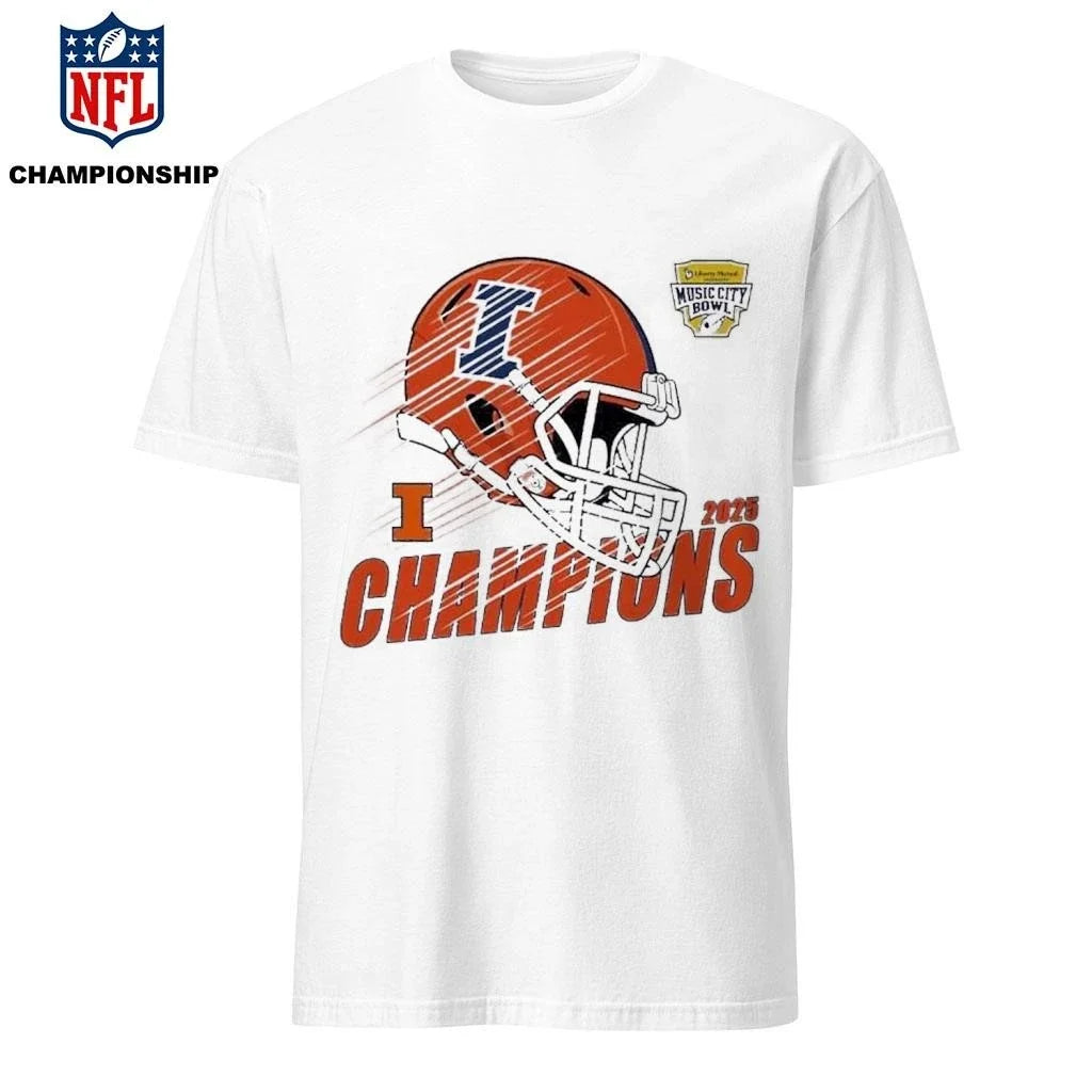 Celebrate 2025 Music City Bowl Illinois Fighting - Adult & Kids T-Shirts, Sweatshirts & Hoodies apparel design preview 1
