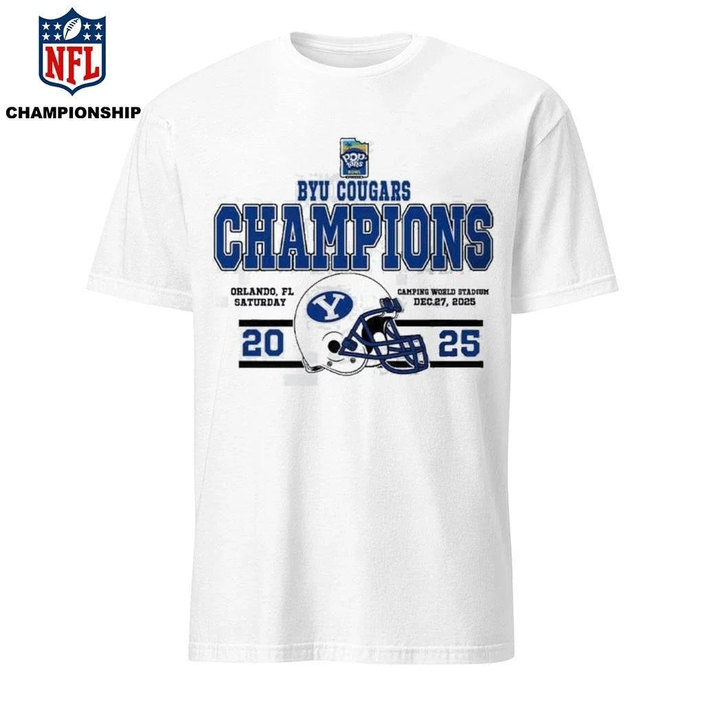 Celebrate BYU Cougars Football Named To Champions - Adult & Kids T-Shirts, Sweatshirts & Hoodies apparel design preview 1