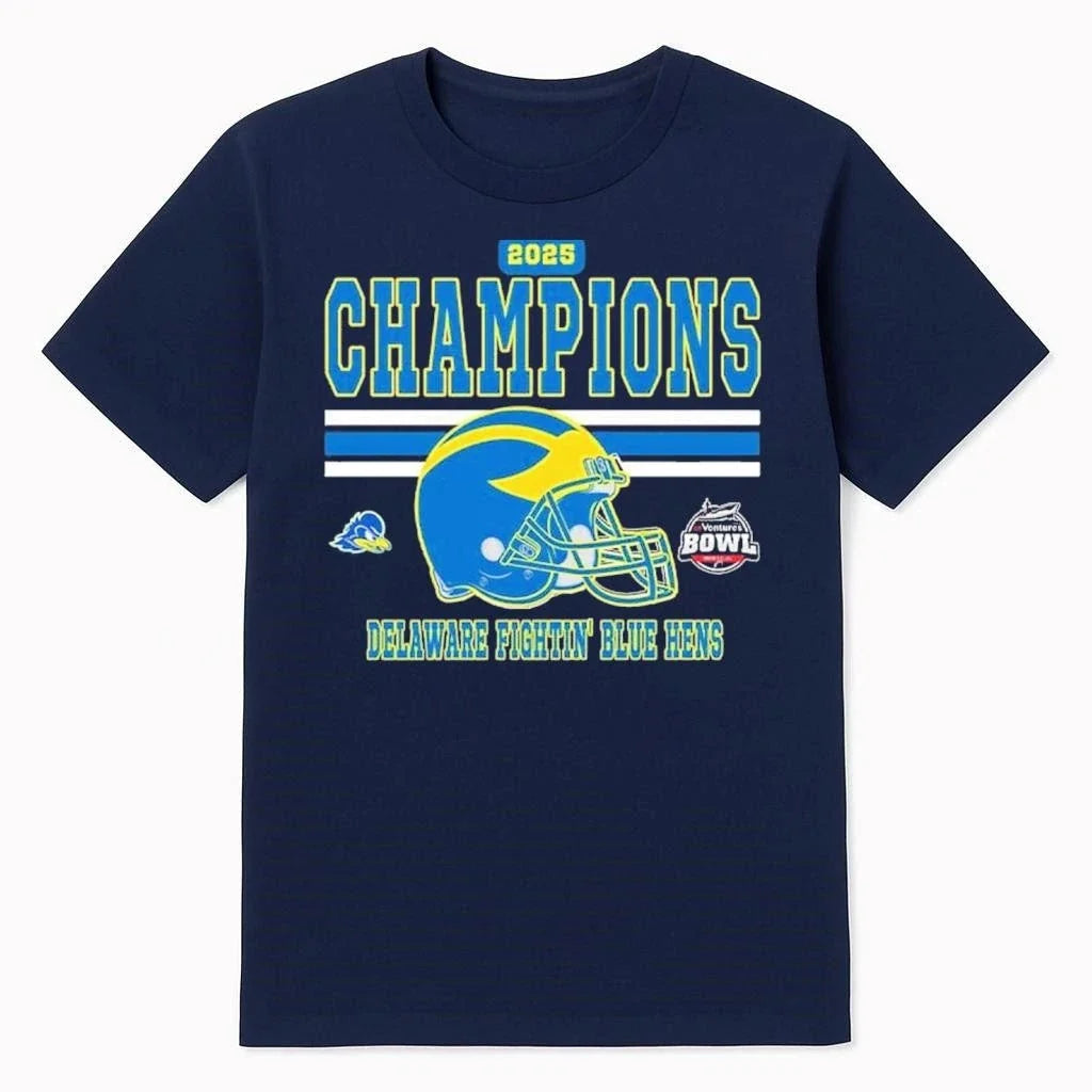 Celebrates 68 Ventures Bowl 2025 Champions Delaware - Adult & Kids T-Shirts, Sweatshirts & Hoodies apparel design preview 1