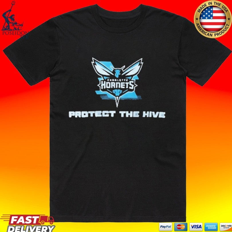 Charlotte Hornets Protect The Hive - Adult & Kids T-Shirts, Sweatshirts & Hoodies apparel design preview 1
