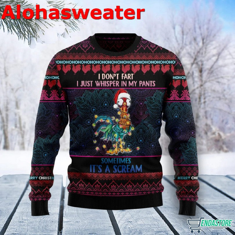 Chicken Funny Christmas Ugly Christmas Sweater - Holiday Gift product image
