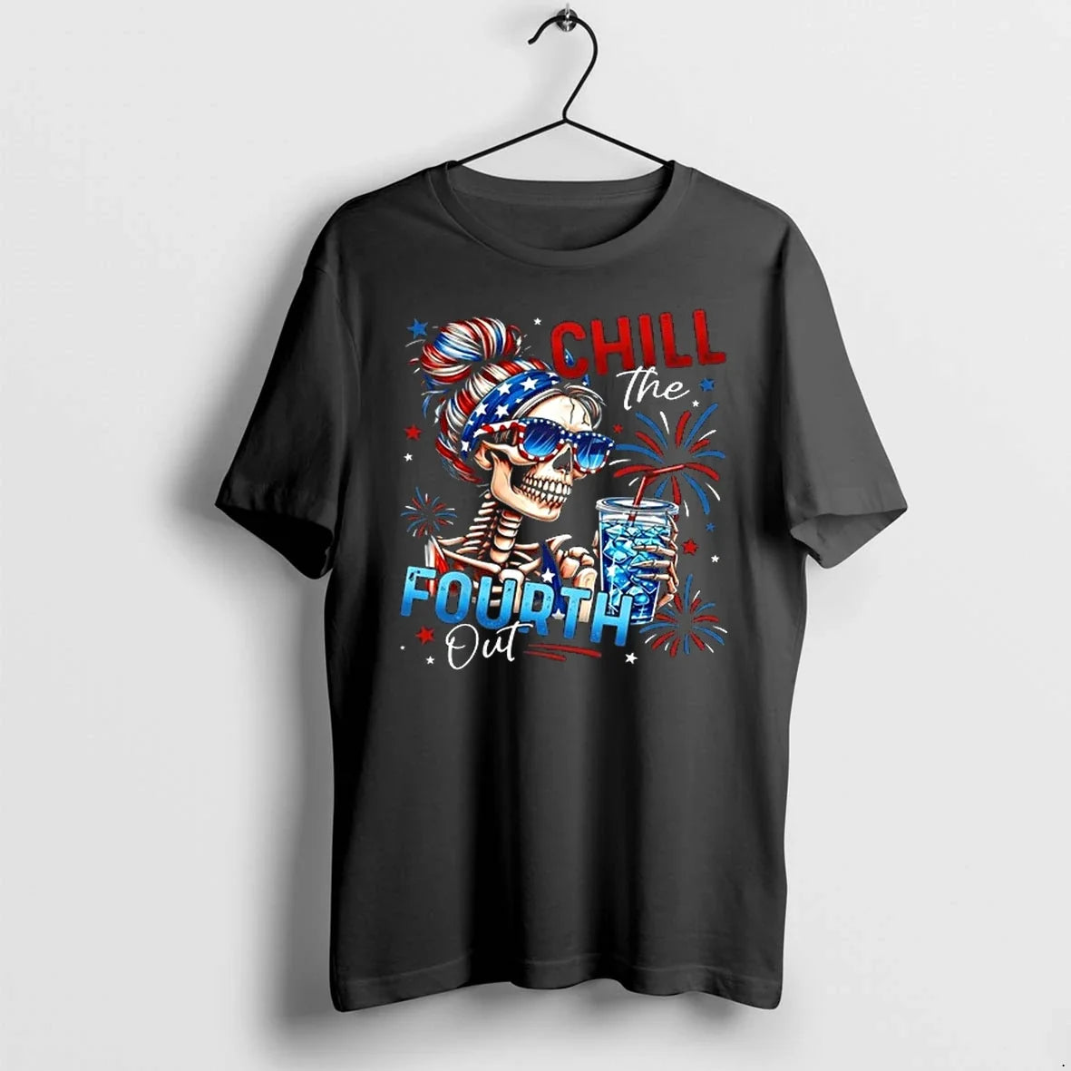 Chill The Fourth Out 0 Sweater - Adult & Kids T-Shirts, Sweatshirts & Hoodies apparel design preview 1