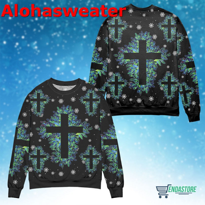 Christmas cross Christmas Sweater - Holiday Gift product image 3