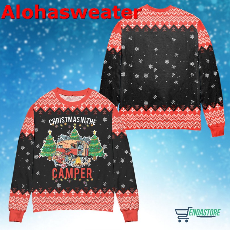 Christmas in the camper Christmas Sweater - Holiday Gift product image