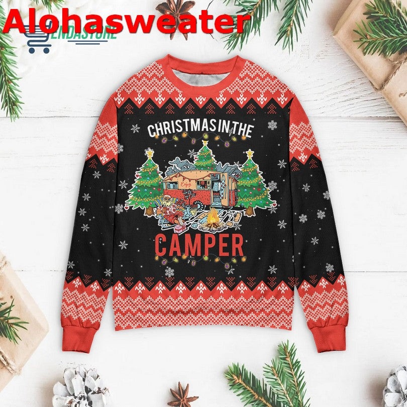 Christmas in the camper Christmas Sweater - Holiday Gift product image 3