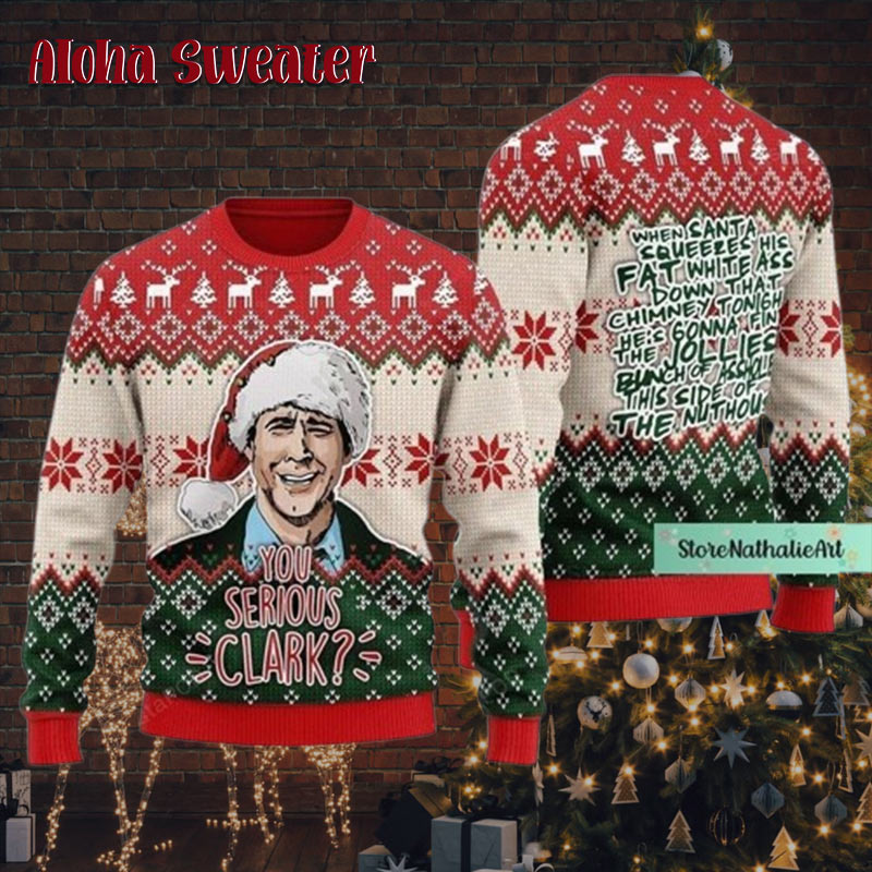 Clark Griswold Quote Christmas Vacation Ugly Christmas Sweater - Holiday Gift product image