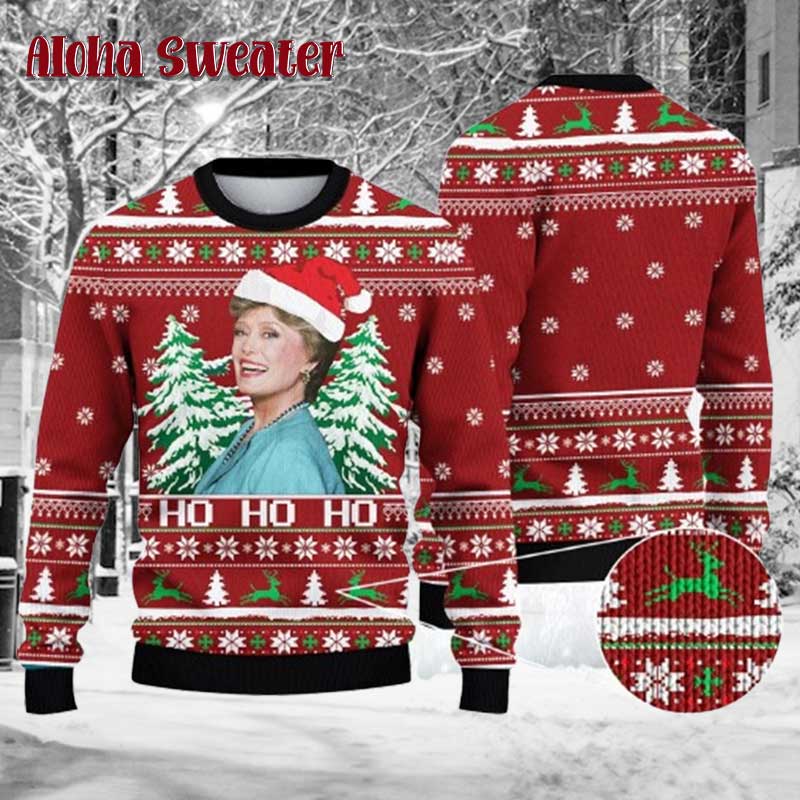 The Golden Christmas Golden Girls Ugly Christmas Sweater - Holiday Gift product image 5